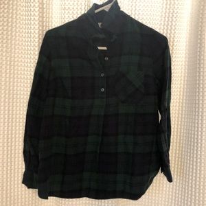 Old navy flannel maternity top